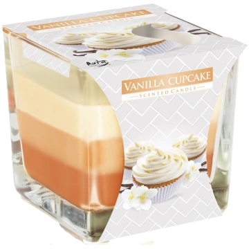 Svece aromātiskā stikla traukā Vanilla Cupcake Bis