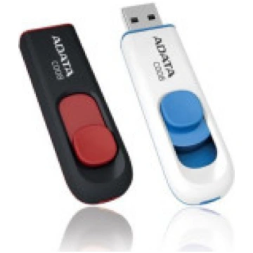 MEMORY DRIVE FLASH USB2 16GB/BLACK/RED AC008-16G-R
