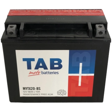 Motocikla akumulators TAB Moto MYTX20BS, 12 V, 18 