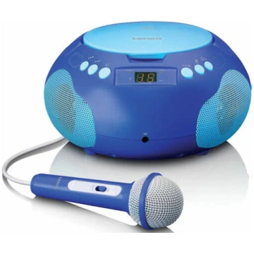 LENCO SCD-625BU CD Bluetooth Stereo System with Mi