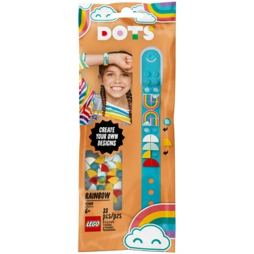 41900 LEGO® DOTS Varavīksnes aproce, 6+ gadi