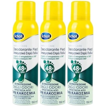Scholl ExpertCare 3 x 150ml 360° elpojošs dezodora