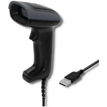 Qoltec 50863 Wired QR & BARCODE Scanner | USB