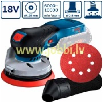 Bosch GEX 18V-125 ekscentra slīpmašīna 0601372201