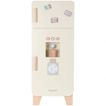 Bērnu rotaļu ledusskapis, koka, Wooden Fridge, Lit