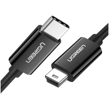 USB-C to Mini USB Cable UGREEN US242 1m (black) ( 