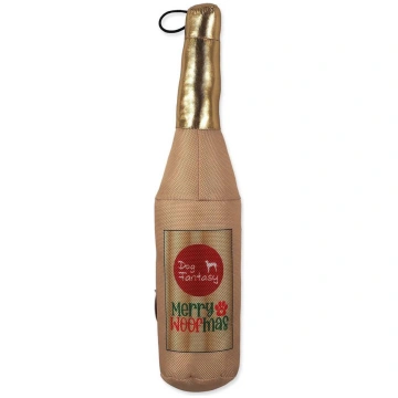 Dog Fantasy Winter Tale Bottle Ornament Squeaky Ru