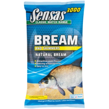 Barība Sensas 3000 NATURAL BREAM