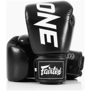 Thai boxing gloves Fairtex ONE Black