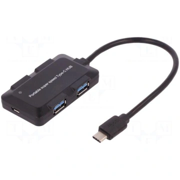 Hub USB | USB A 3.0 x4 | USB 3.0,USB 3.1 | black |