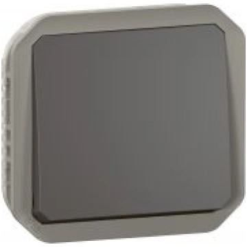 NEW PLEXO IP55 antracīta spiedpoga montāžai virsap