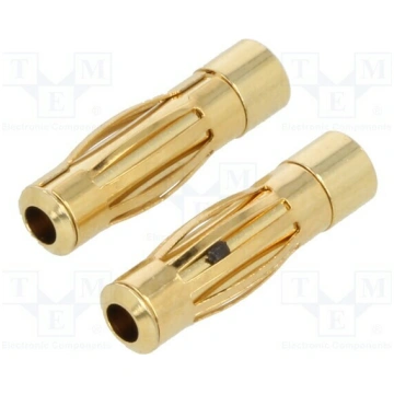 Laboratory connector: 4mm banana; adapter; test le