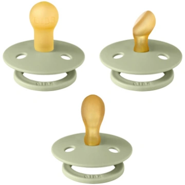 BIBS Colour knupīši Try-it 3-pack Sage, 0+mēn