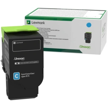 Lexmark 78C2XC0 Toner Cartridge, Cyan (5000 pages)
