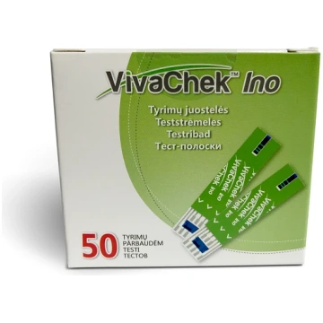 VivaChek Ino Teststrēmeles, 50 gb