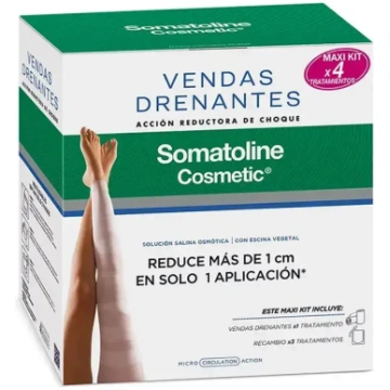 SOMATOLINE Drainage Bandages Maxi Kit 4-Piece Set 