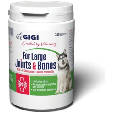 Gigi piedeva suņiem tabletēs Joints & Bones, 240 g