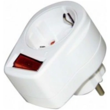 Adapteris ar slēdzi 16A Commel
