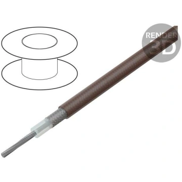 Wire: coaxial; RG179B/U; 1x7mm; stranded; CCS; FEP
