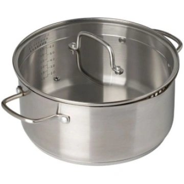 Katls ar vāku 24cm nerūs.4L Pyrex 126546