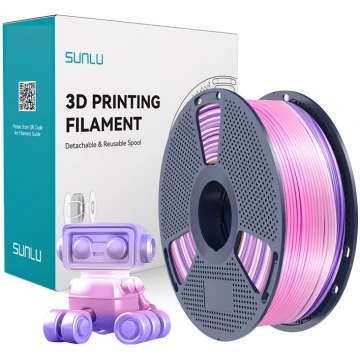 Sunlu PLA+ Silk Filament (Rainbow) 03