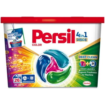 Kapsulas mazgāšanai Persil Discs Color, 26 gab
