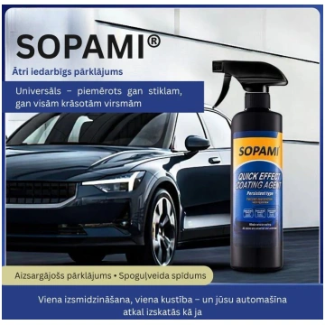 Sopami™ Nano Spray automašīnām | Kristāla pārklāju