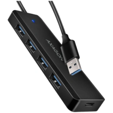 AXAGON HUE-C1A 4x USB3.2 Gen 1 Travel hub, USB-C p