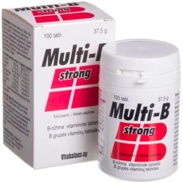 MULTI-B STRONG, 100 tabletes Vitabalans Oy