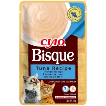 INABA CIAO Bisque Tunča krēmzupa kaķiem 40g