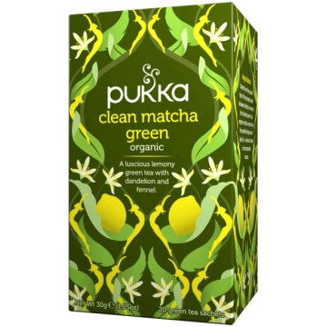 Clean Matcha Green, 20 maisiņi Pukka Herbs