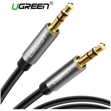 UGREEN AV119 audio kabelis AUX 1 5 m melns ( 69573