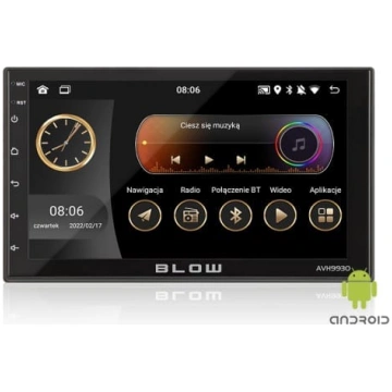 78-320# Radio avh-9930 2din 7" gps android BLOW