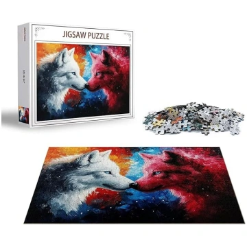 Puzzle Wolf Puzzle 1000 gabaliņu Dream koka puzle