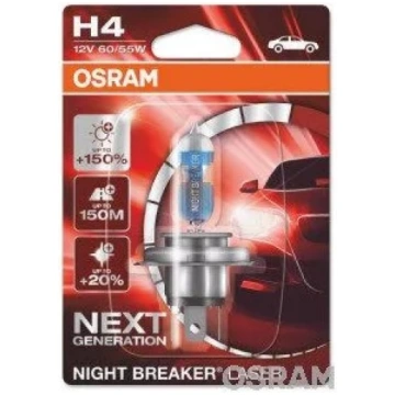 Halogēna spuldze OSRAM 64193NL-01B H4 12V 60/55W P