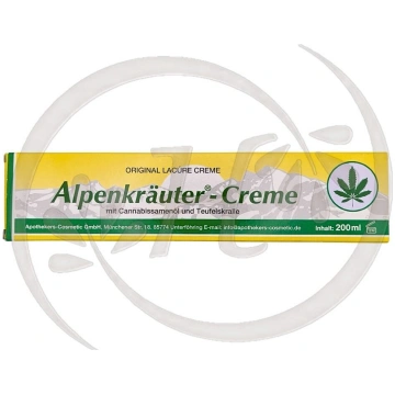 Alpu augu krēms Alpenkräuter ar kaņepju eļļu/ Harp