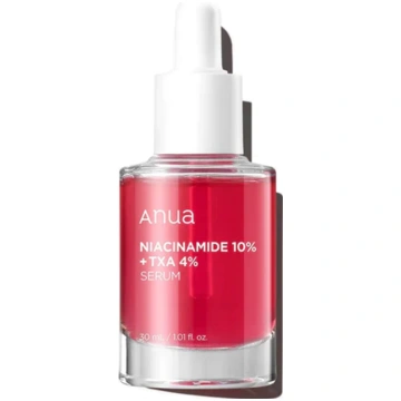 Anua Niacinamide 10% + TXA 4% izgaismojošs serums 