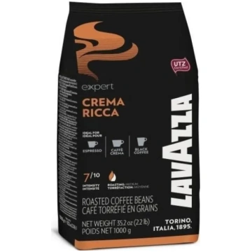 Lavazza Expert Crema Ricca Veselās kafijas pupiņas