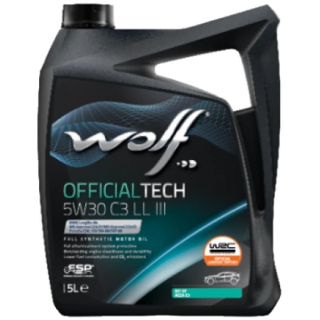 WOLF motoreļļa wolf, officialtech 5w30, ll iii, ac