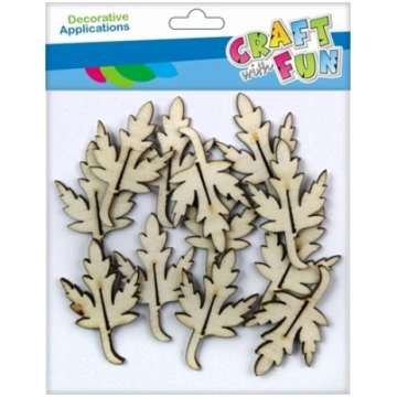 Craft with Fun CF OZDOBA DEK DREW SPRZYL LISC 12SZ