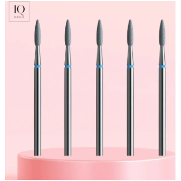 IQ NAILS 5-dimanta Liesma zila 023 uzgaļu komplekt