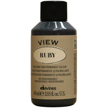 Davines, View, Demi-Permanent Hair Dye, Ruby, 60 m