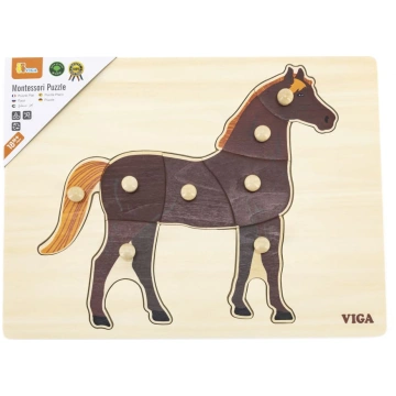 Viga 44607 Koka puzle Zirgs ART#56452