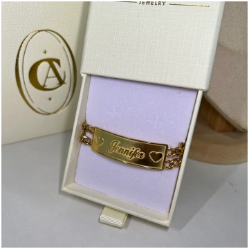 Heart Esclava Name Bracelet Camillaboutiqueshop