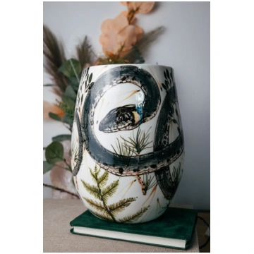 Zalktis | Lielā porcelāna vāze Ozolins pottery