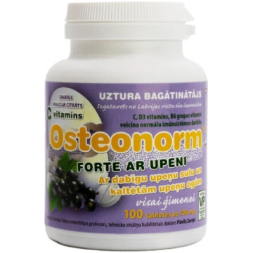Uztura bagātinātājs Osteonorm Forte, 100tabletes