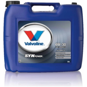 Eļļa Valvoline SYNpower FE 0W30; 20 l