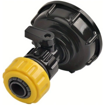 IBC konteinera adapteris ar ventili S60x6 ar 3\4"