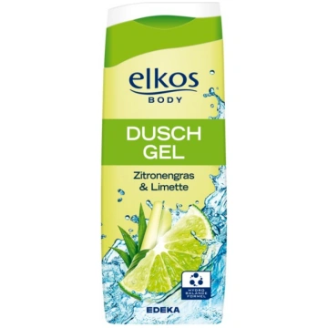 Elkos body dusch gel zitronengras & limette Nē
