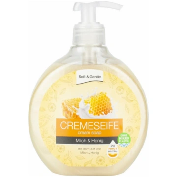 SOFT & GENTLE krēmziepes piens & medus, 500ml